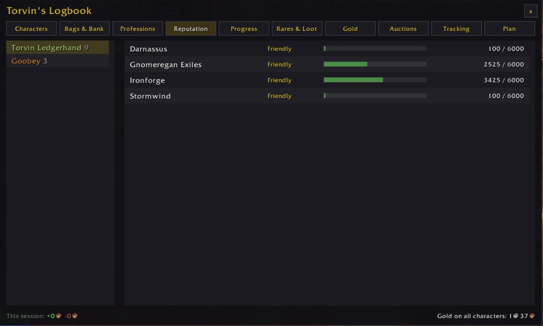 Reputation page